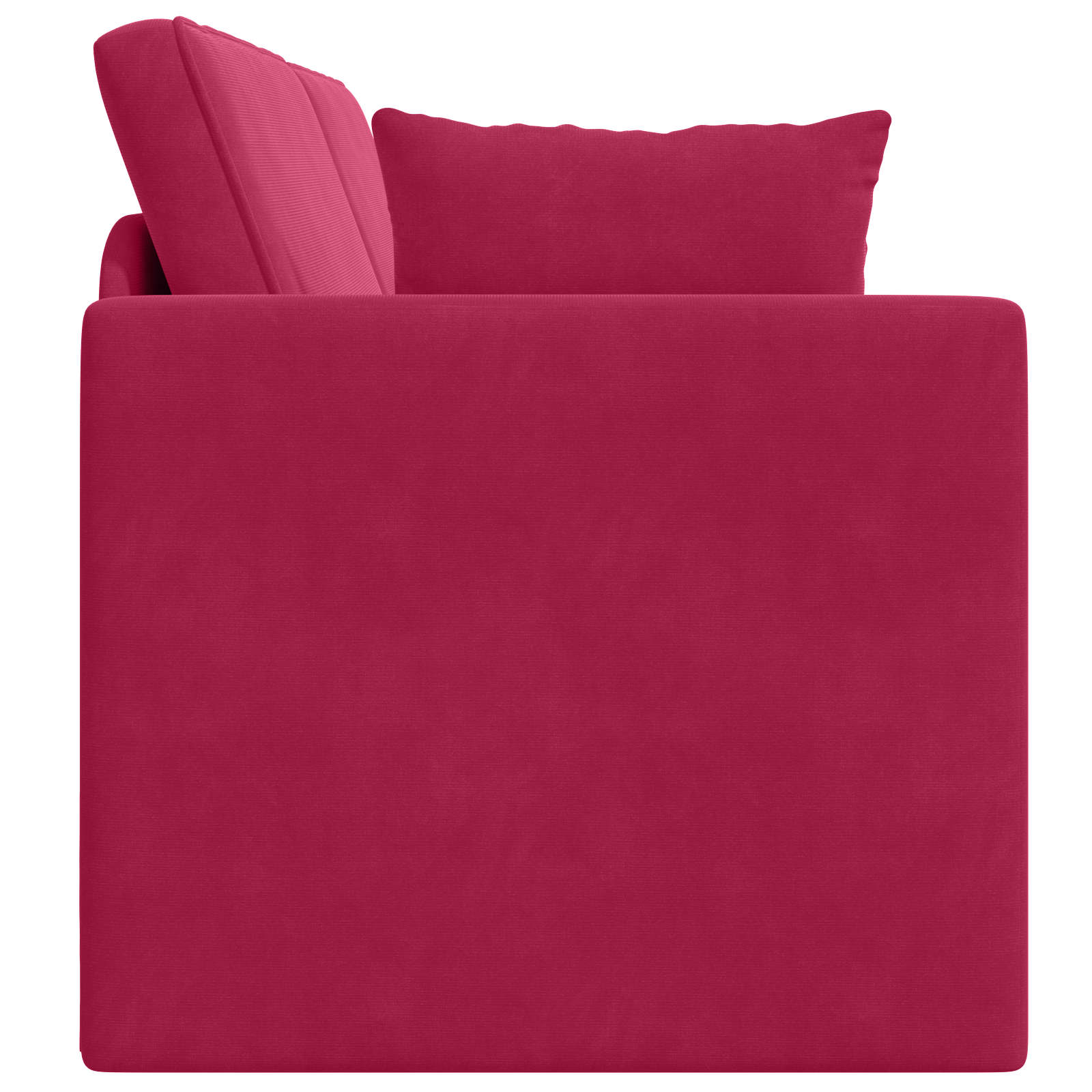 vidaXL Sofa podłogowa z funkcją spania Czerwone wino 213 x 70 x 77 cm