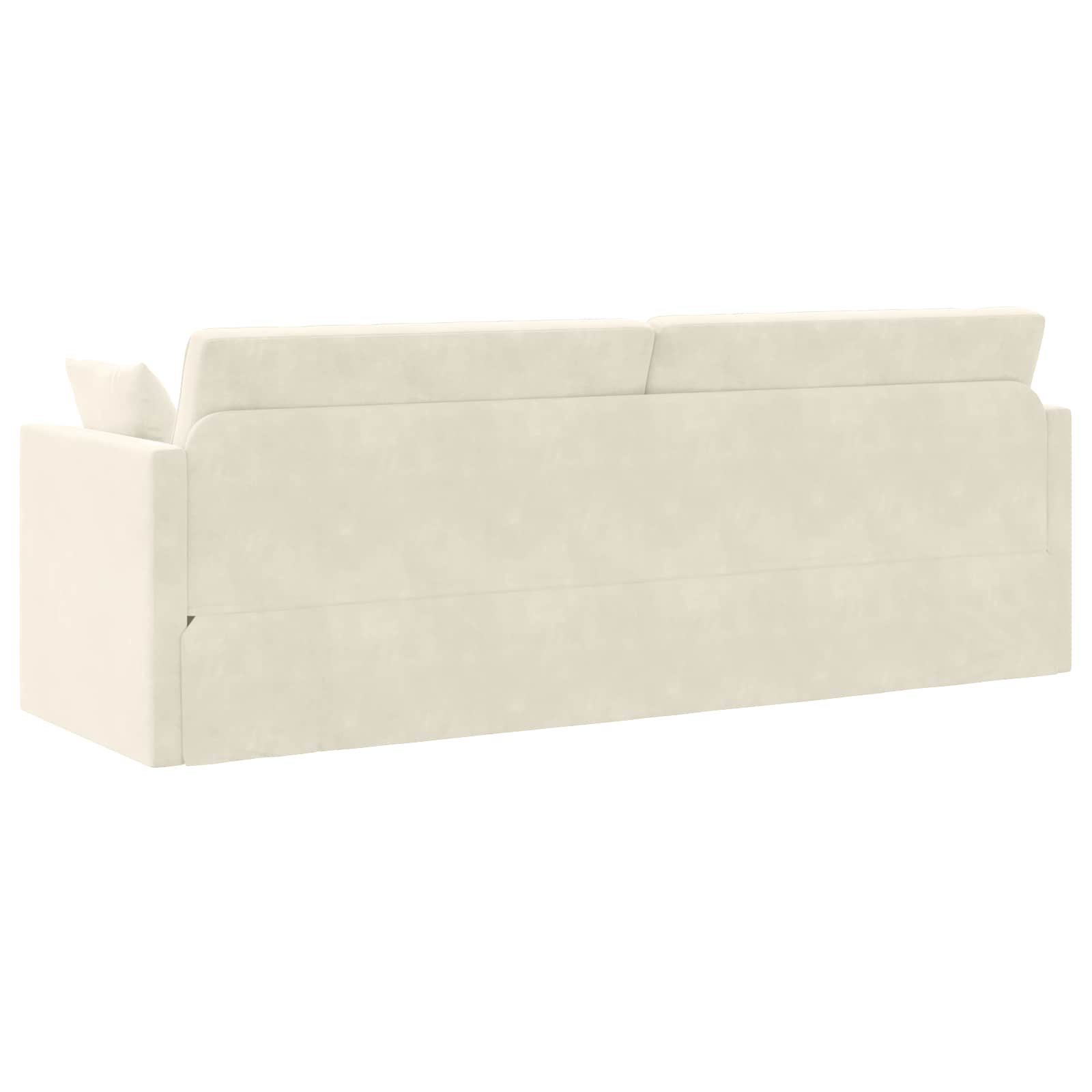 vidaXL Sofa podłogowa z funkcją spania Kremowy 213 x 70 x 77 cm