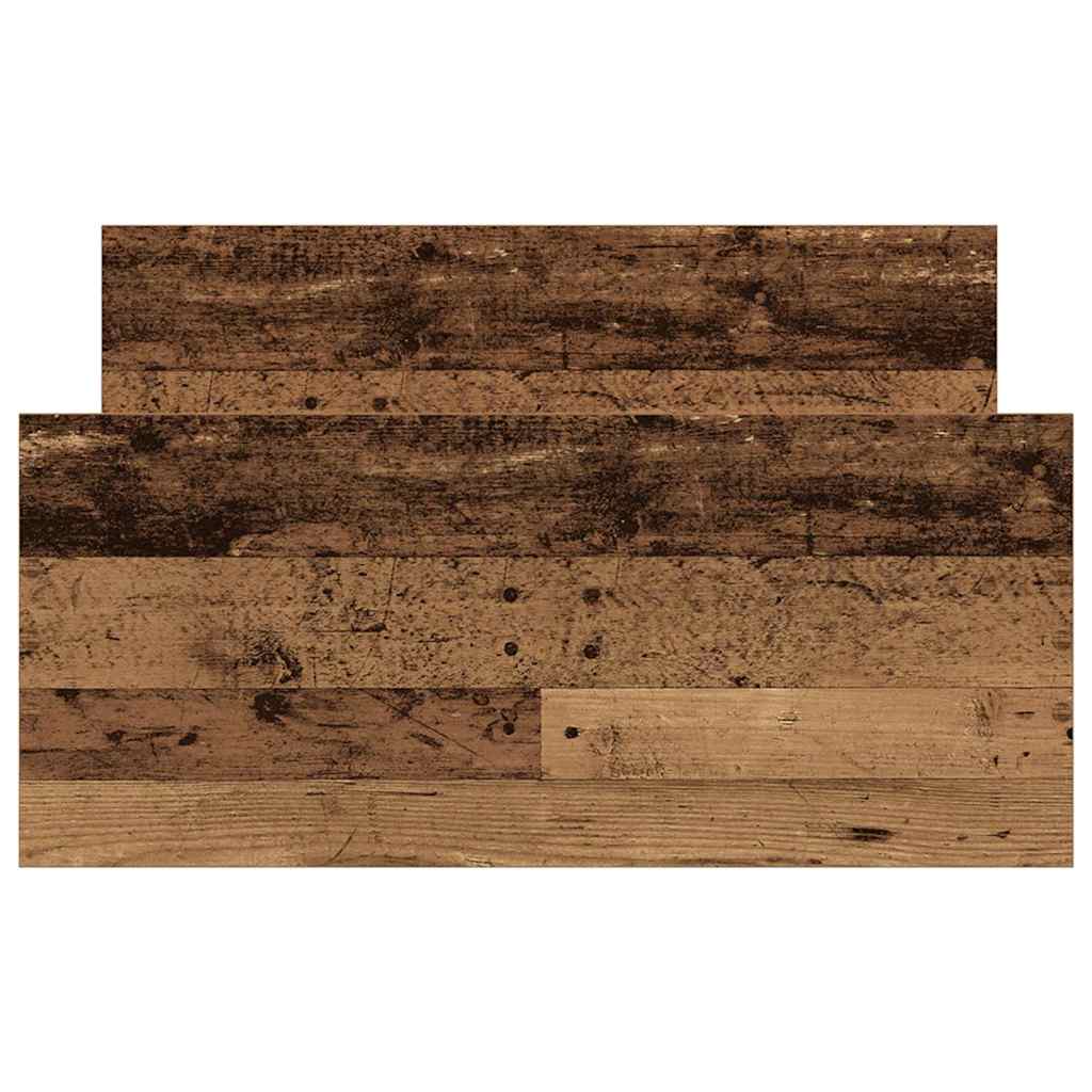 vidaXL Rama łóżka bez materaca Stare drewno 90x200cm Drewno klejone