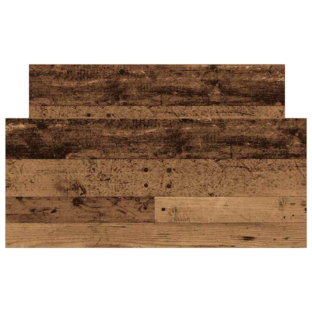vidaXL Rama łóżka bez materaca Stare drewno 100x200cm Drewno klejone