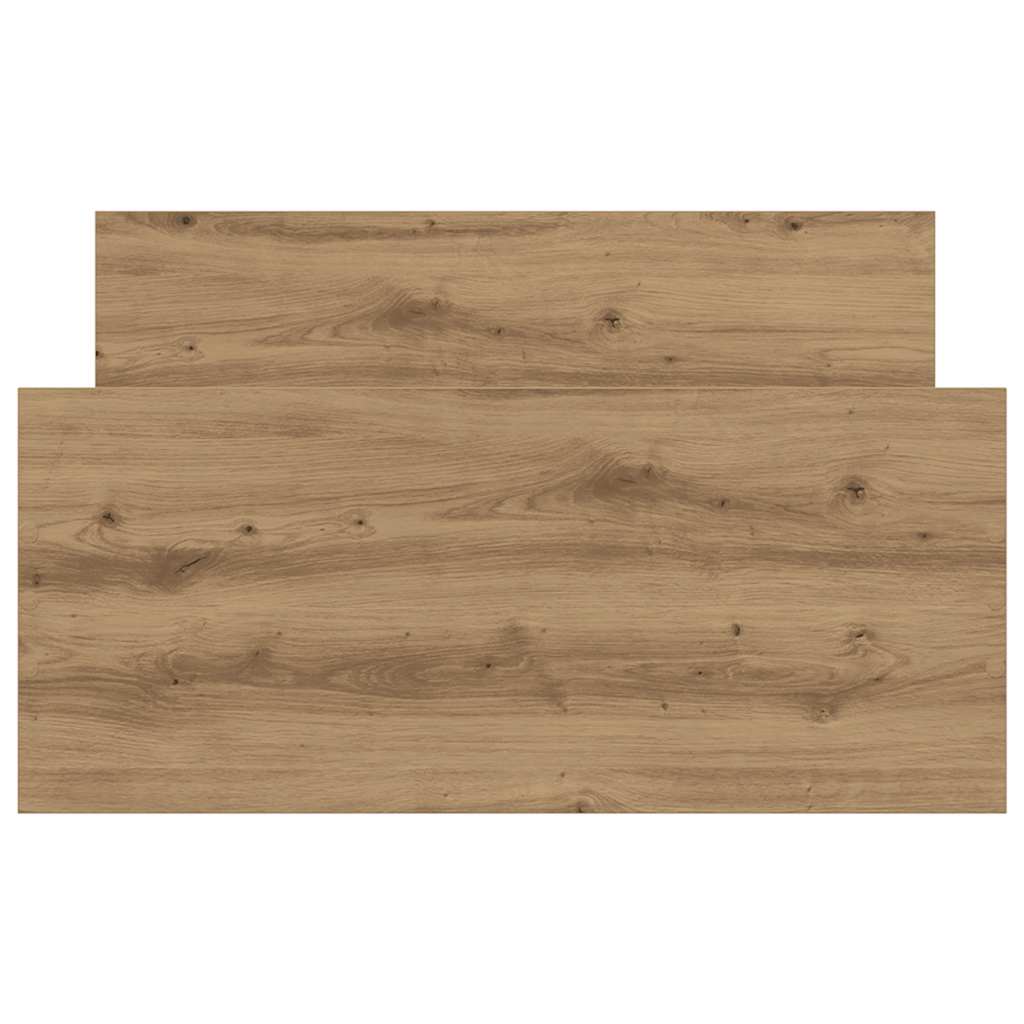 vidaXL Rama łóżka bez materaca Artisan Oak 90x190cm Drewno klejone