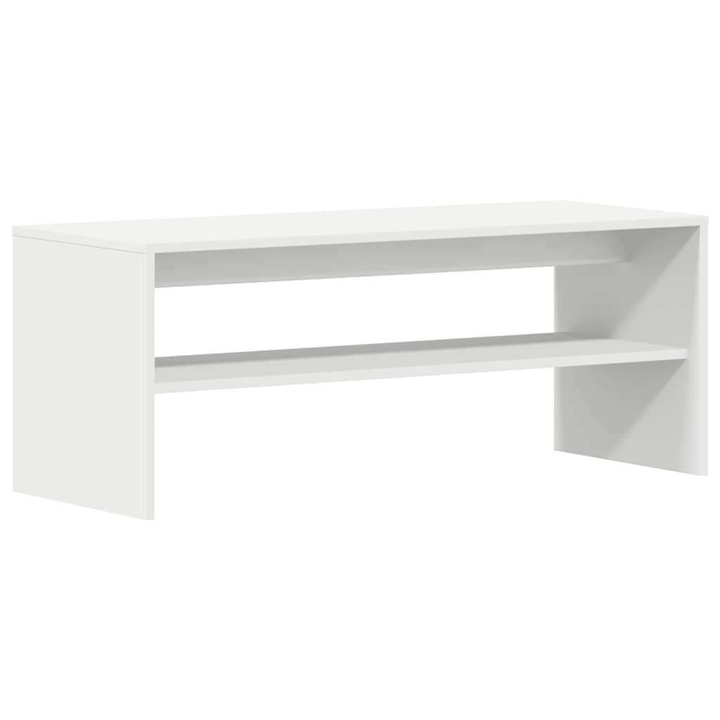 vidaXL Szafka pod TV, biała, 100 x 40 x 40 cm, płyta wiórowa