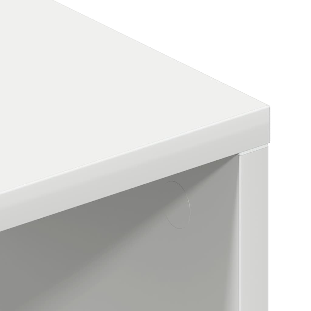 vidaXL Szafka pod TV, biała, 100 x 40 x 40 cm, płyta wiórowa