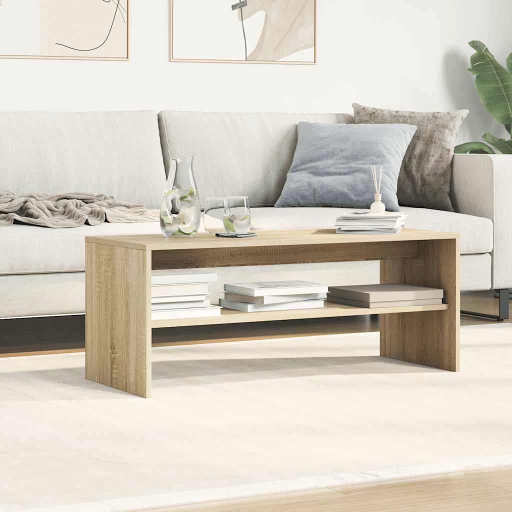 vidaXL Szafka pod TV, dąb sonoma, 100 x 40 x 40 cm, płyta wiórowa