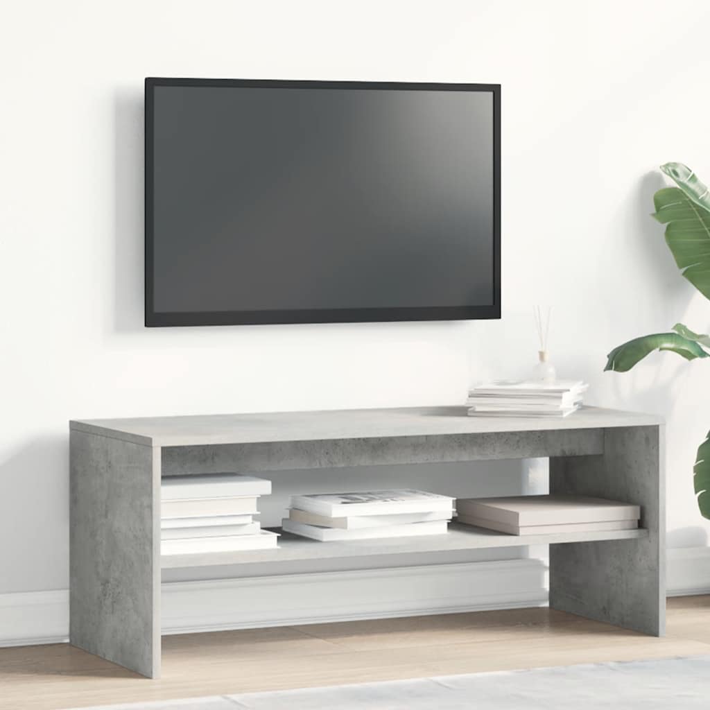 vidaXL Szafka pod TV, betonowy szary, 100 x 40 x 40 cm, płyta wiórowa