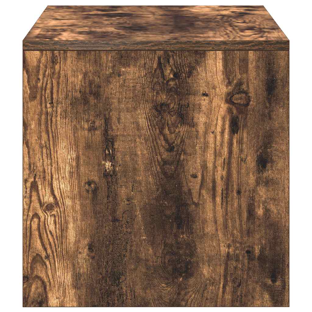vidaXL Szafka pod telewizor, przydymiony dąb, 100x40x40 cm