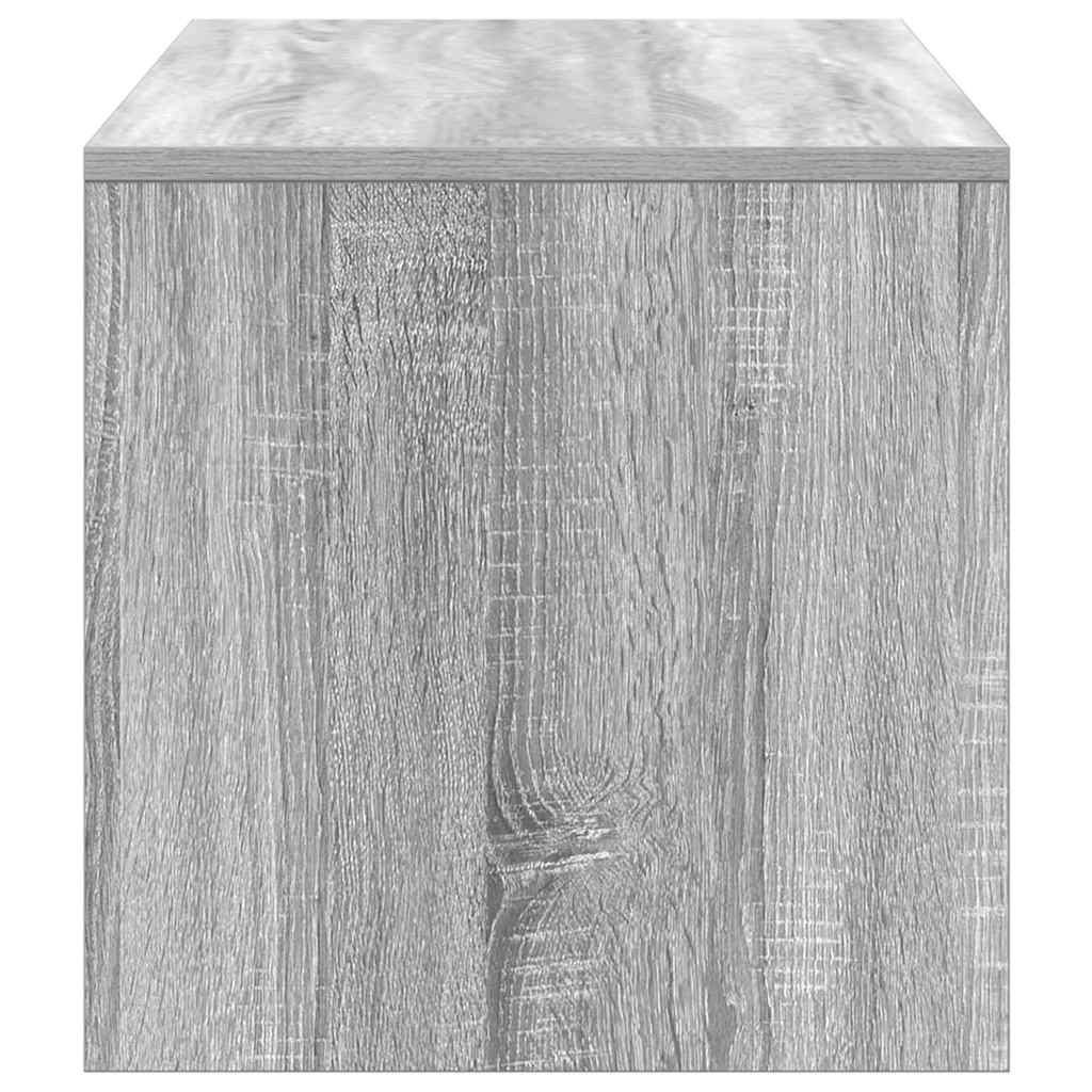 vidaXL Szafka pod telewizor, szary dąb sonoma, 100x40x40 cm