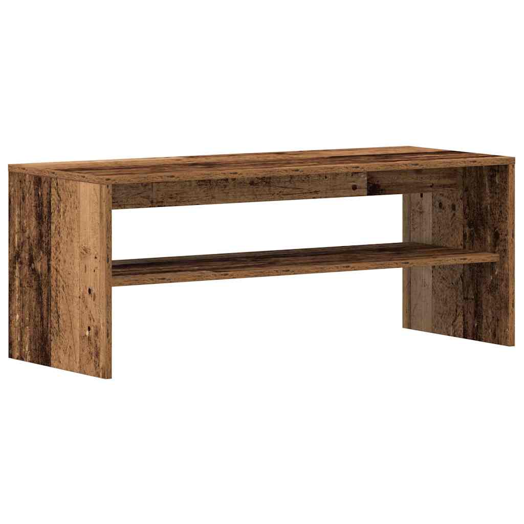 vidaXL Szafka pod telewizor, stare drewno, 100x40x40 cm