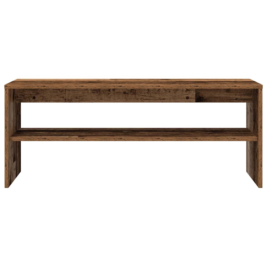 vidaXL Szafka pod telewizor, stare drewno, 100x40x40 cm