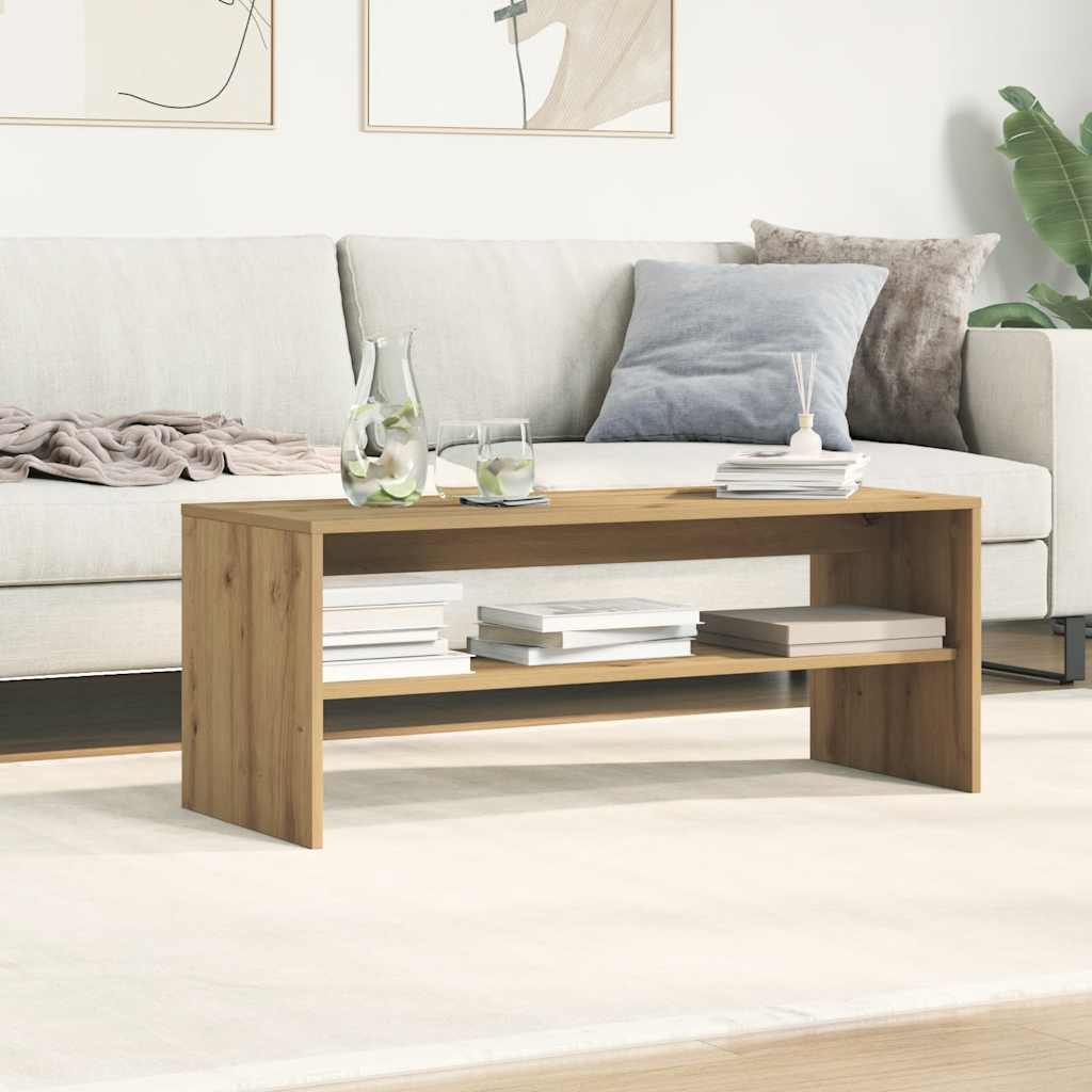vidaXL Szafka TV, dąb artisan, 100x40x40 cm, materiał drewnopochodny