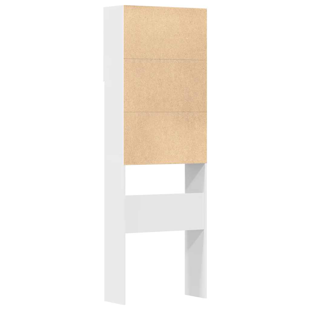vidaXL Szafka pod pralkę Biała 64x24x190 cm Drewno klejone