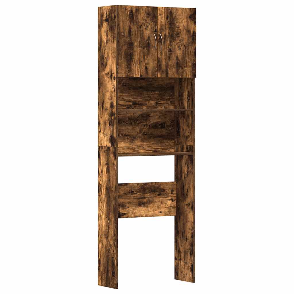 vidaXL Szafka pod pralkę dąb wędzony 64x24x190 cm Drewno klejone