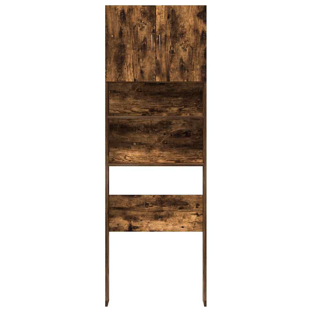vidaXL Szafka pod pralkę dąb wędzony 64x24x190 cm Drewno klejone