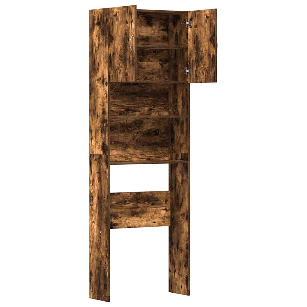 vidaXL Szafka pod pralkę dąb wędzony 64x24x190 cm Drewno klejone