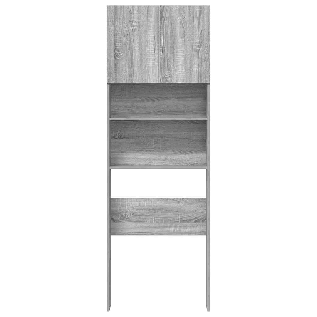 vidaXL Szafka pod pralkę Sonoma Szara 64x24x190 cm Drewno klejone
