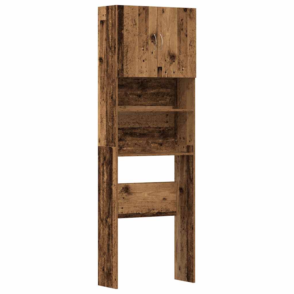 vidaXL Szafka pod pralkę Stare drewno 64x24x190 cm Drewno klejone