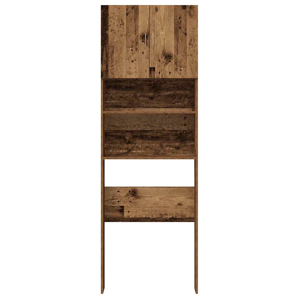 vidaXL Szafka pod pralkę Stare drewno 64x24x190 cm Drewno klejone
