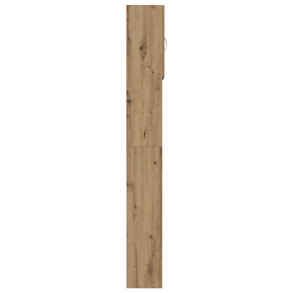 vidaXL Szafka pod pralkę Artisan Oak 64x24x190 cm Drewno klejone