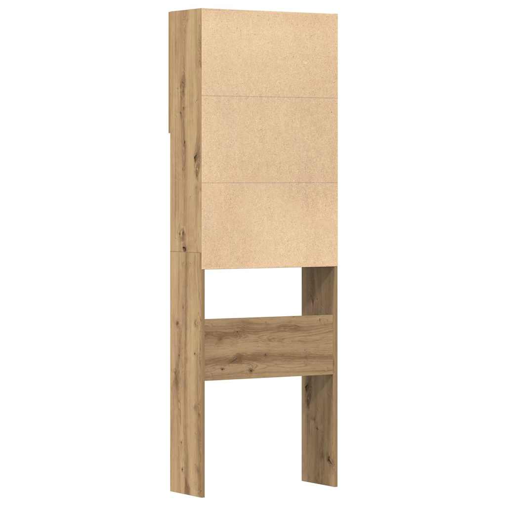 vidaXL Szafka pod pralkę Artisan Oak 64x24x190 cm Drewno klejone