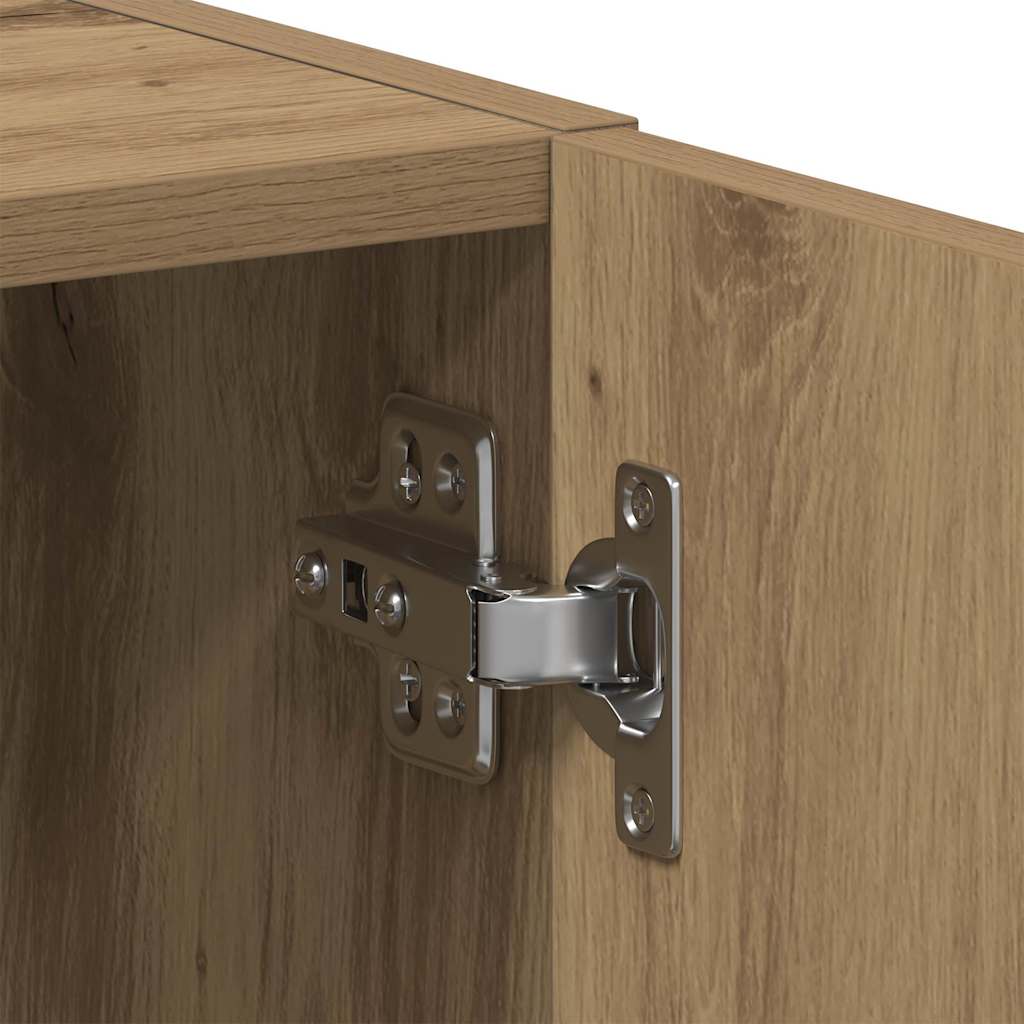 vidaXL Szafka pod pralkę Artisan Oak 64x24x190 cm Drewno klejone