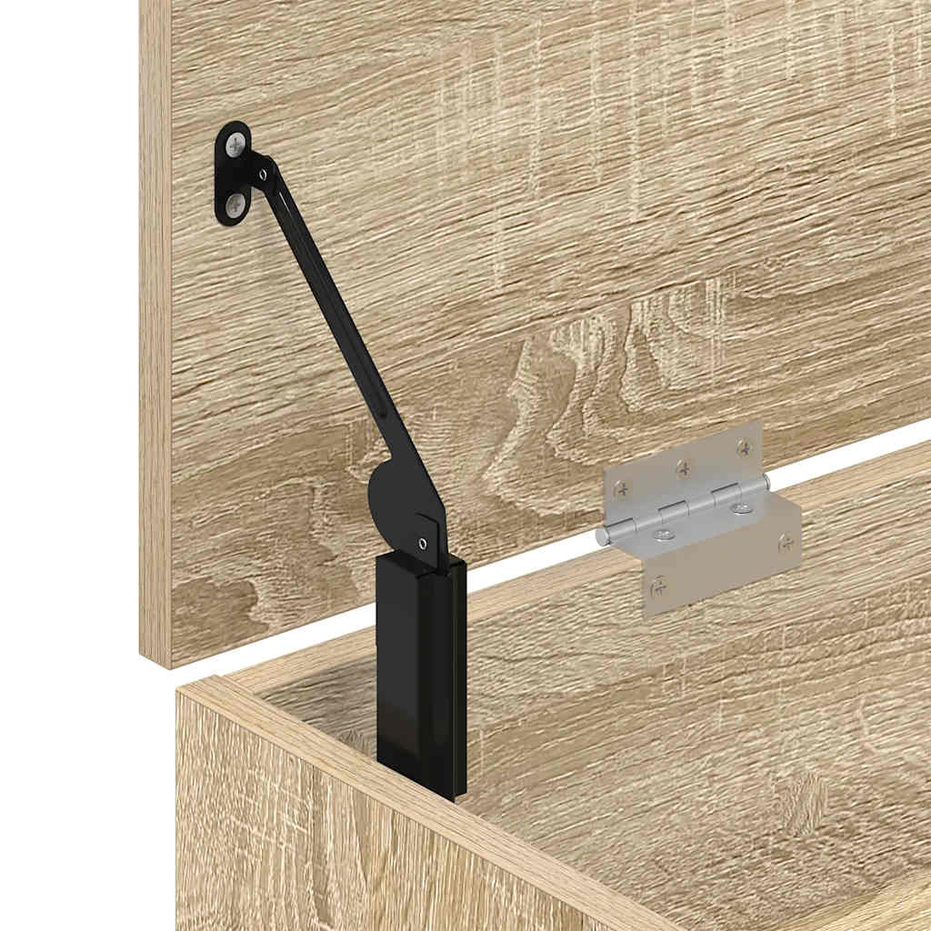 vidaXL Ławka na buty dąb sonoma 102x30,5x45 cm materiał drewnopochodny