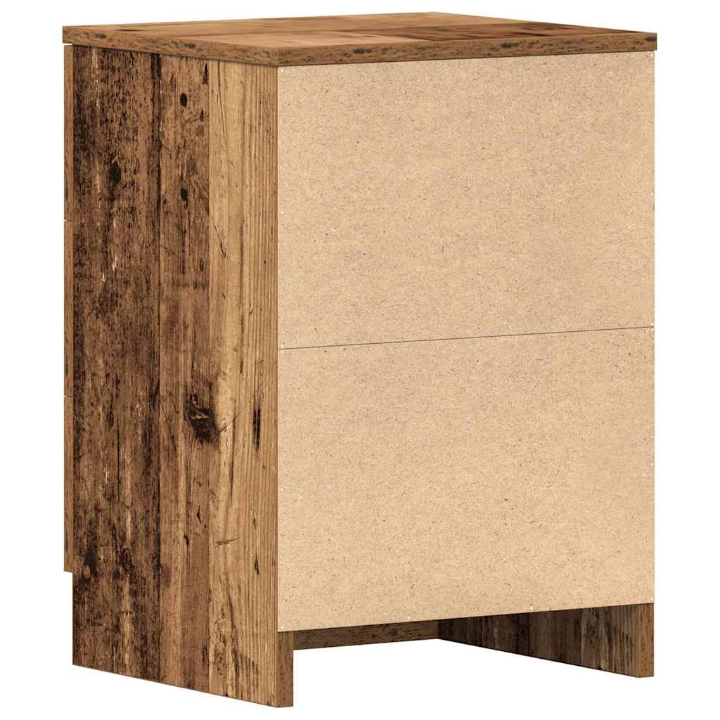 vidaXL Szafka nocna Stare drewno 38x35x55 cm Drewno klejone
