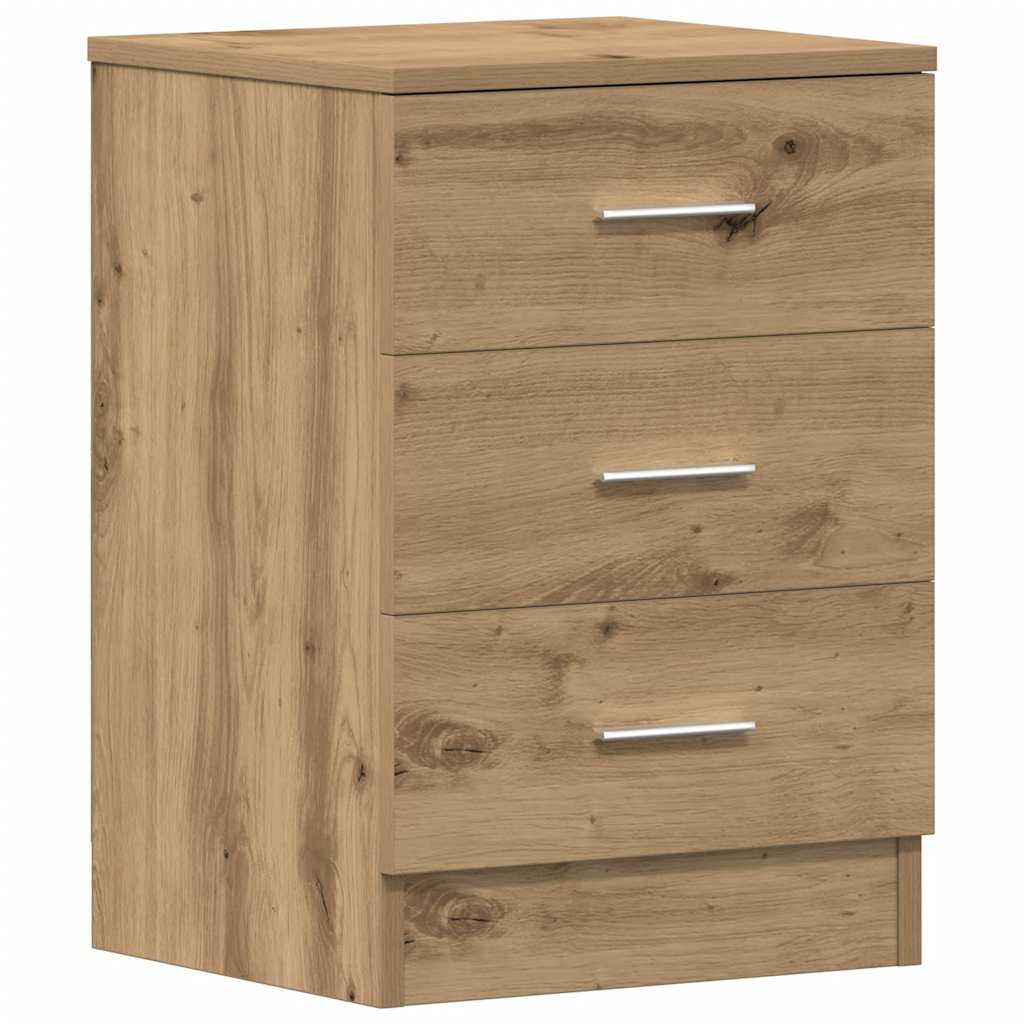 vidaXL Szafka nocna Artisan Oak 38x35x55 cm Drewno klejone