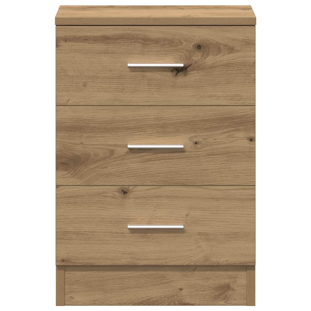 vidaXL Szafka nocna Artisan Oak 38x35x55 cm Drewno klejone