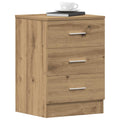 vidaXL Szafka nocna Artisan Oak 38x35x55 cm Drewno klejone