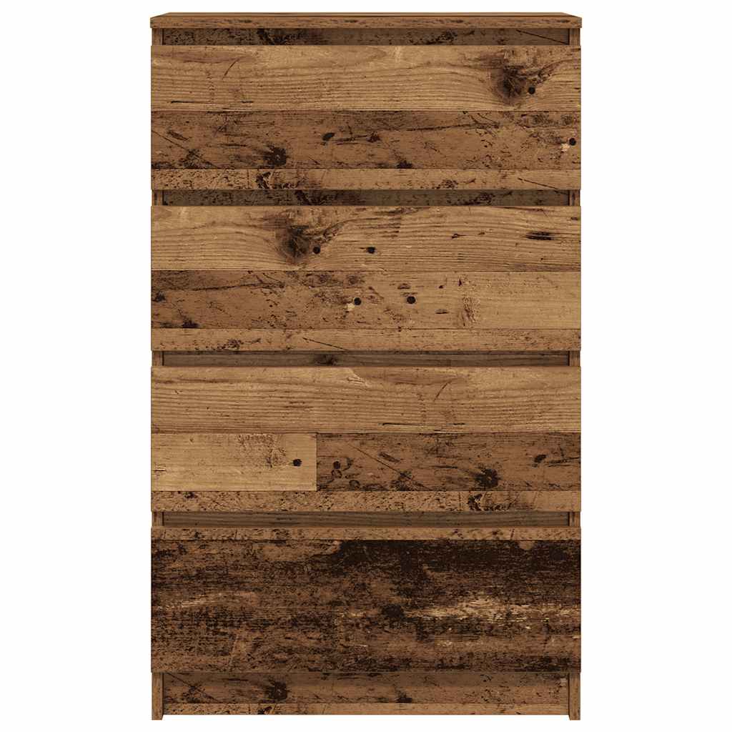 vidaXL Komoda Stare drewno 60x35x98,5 cm Drewno klejone