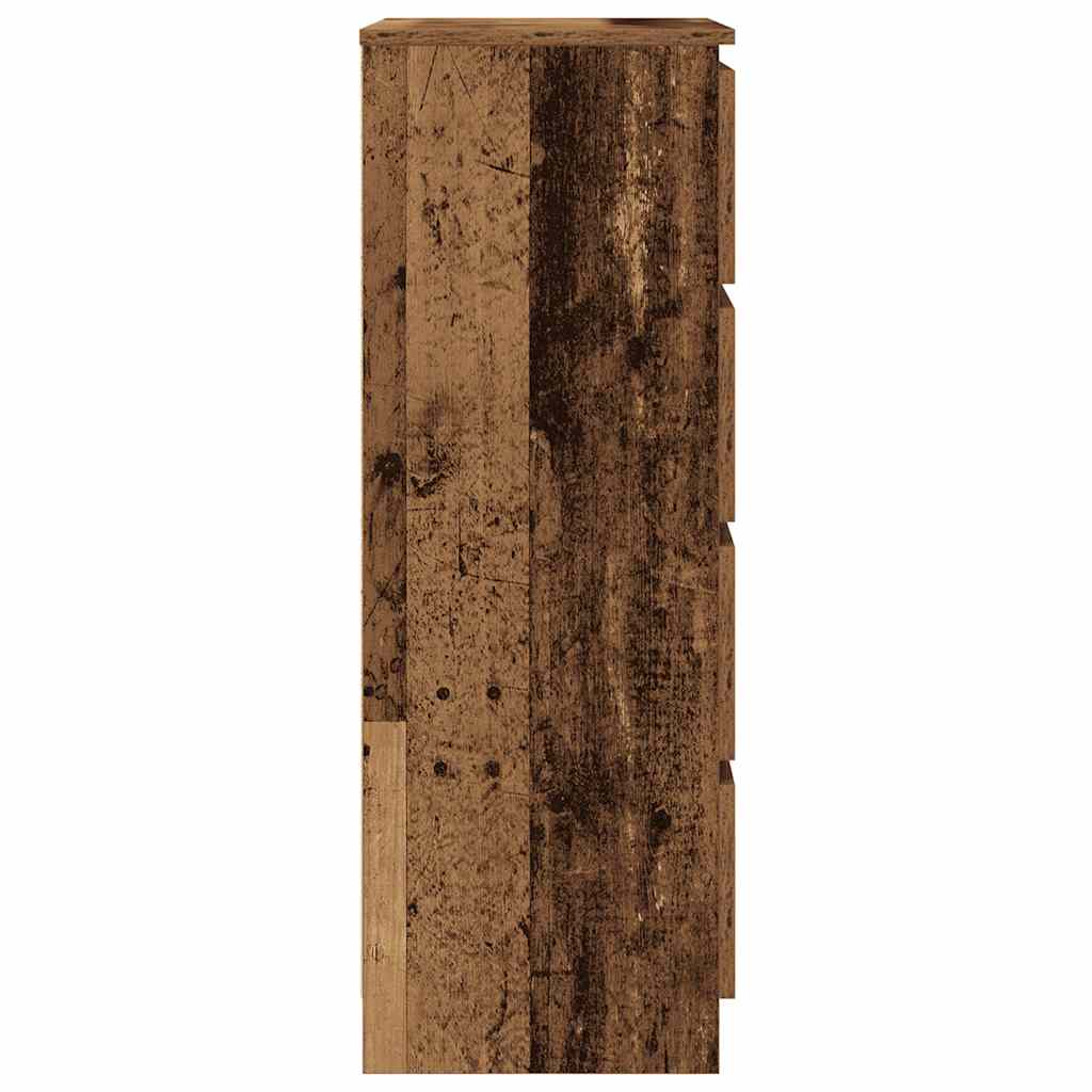 vidaXL Komoda Stare drewno 60x35x98,5 cm Drewno klejone