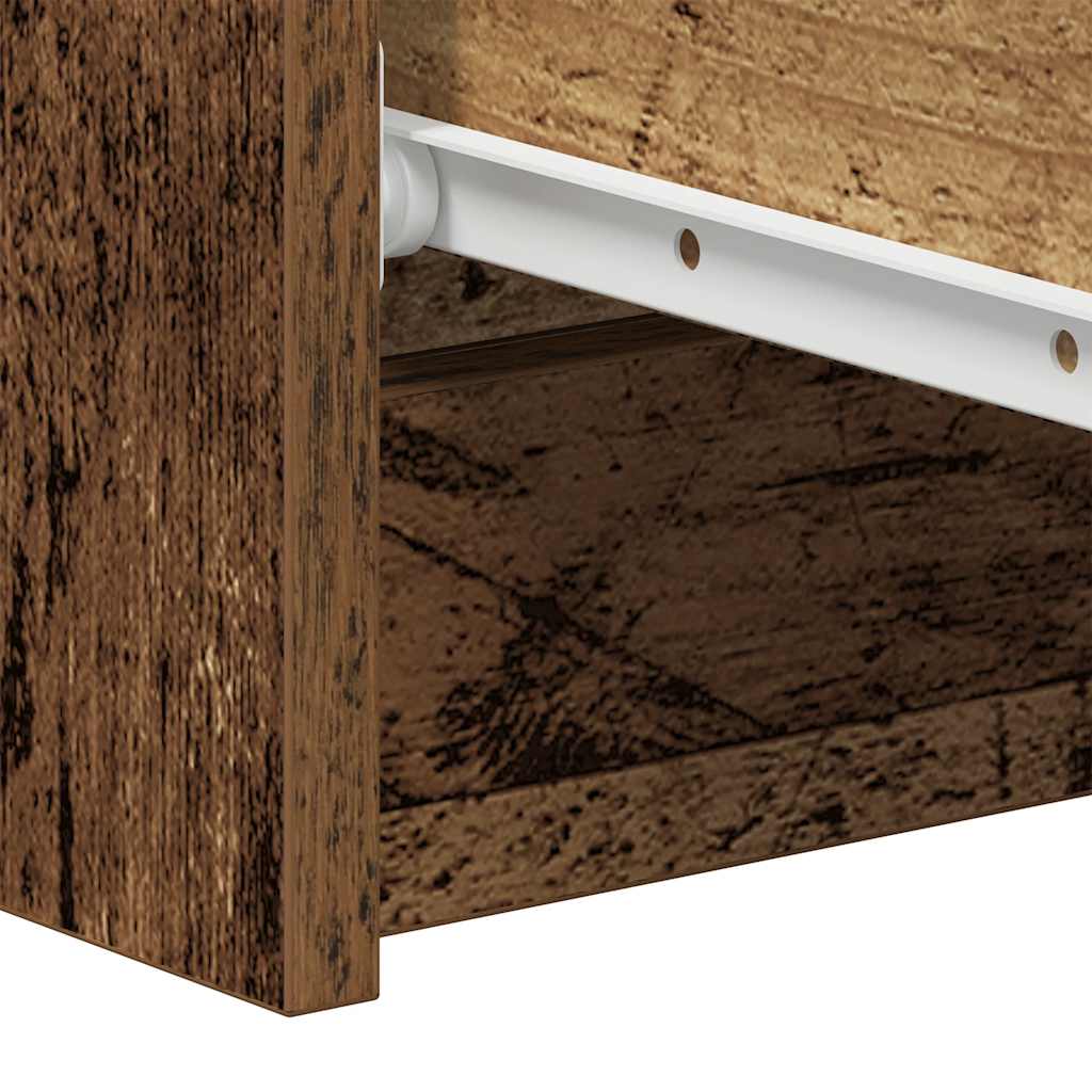vidaXL Komoda Stare drewno 60x35x98,5 cm Drewno klejone