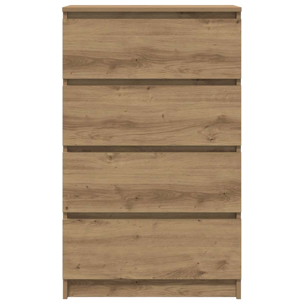vidaXL Komoda Artisan Dąb 60x35x98,5 cm Drewno klejone