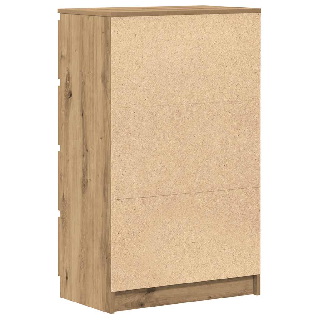 vidaXL Komoda Artisan Dąb 60x35x98,5 cm Drewno klejone