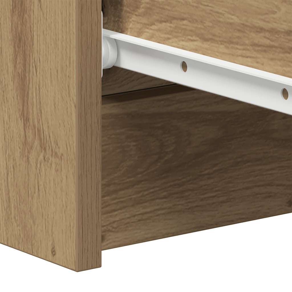 vidaXL Komoda Artisan Dąb 60x35x98,5 cm Drewno klejone