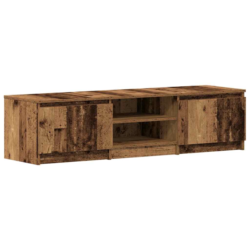 vidaXL Szafka RTV Stare drewno 140x40x36 cm Drewno klejone