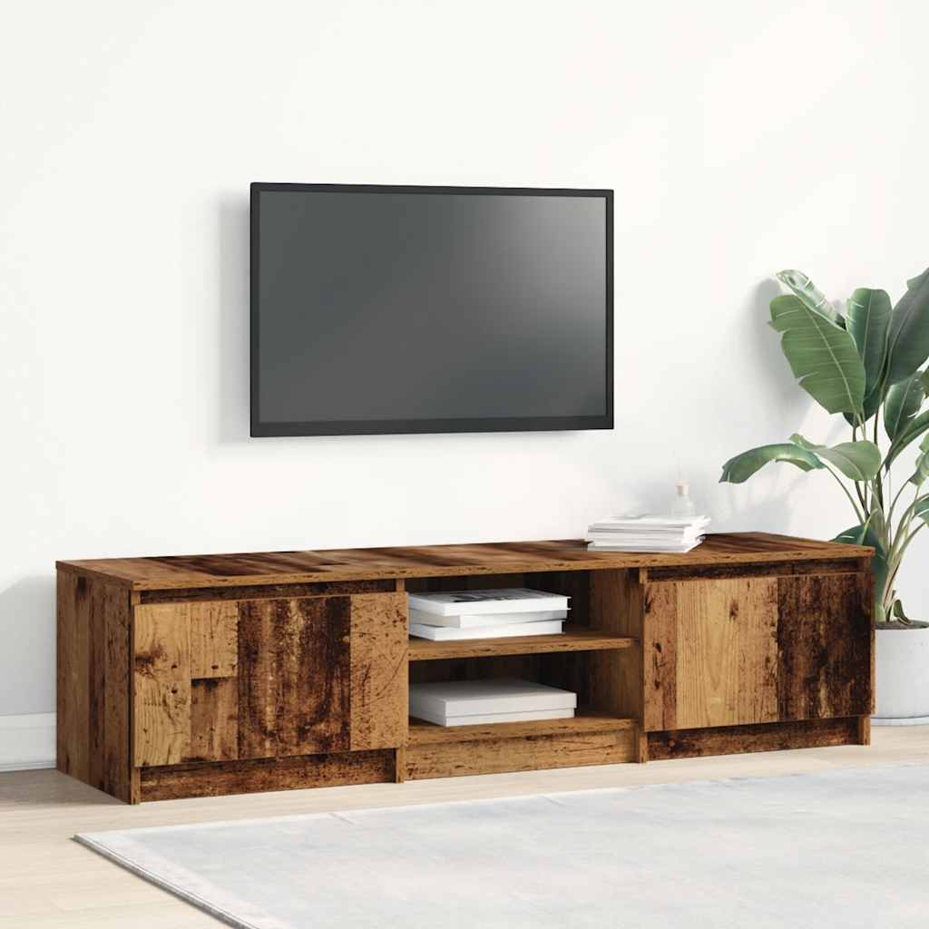 vidaXL Szafka RTV Stare drewno 140x40x36 cm Drewno klejone