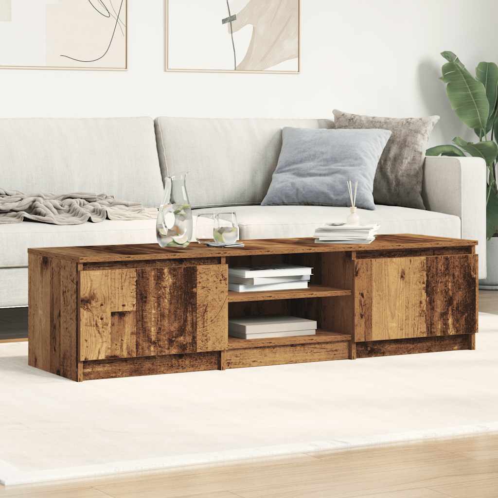 vidaXL Szafka RTV Stare drewno 140x40x36 cm Drewno klejone