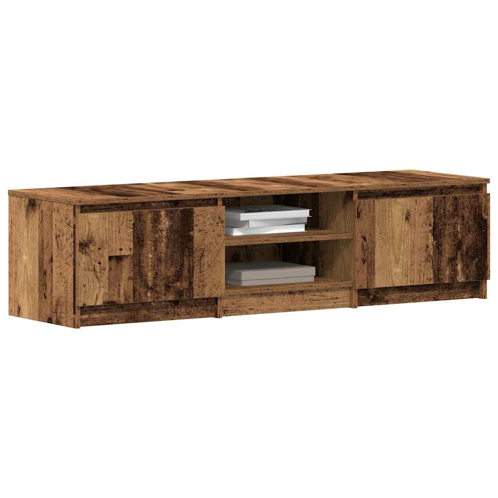 vidaXL Szafka RTV Stare drewno 140x40x36 cm Drewno klejone