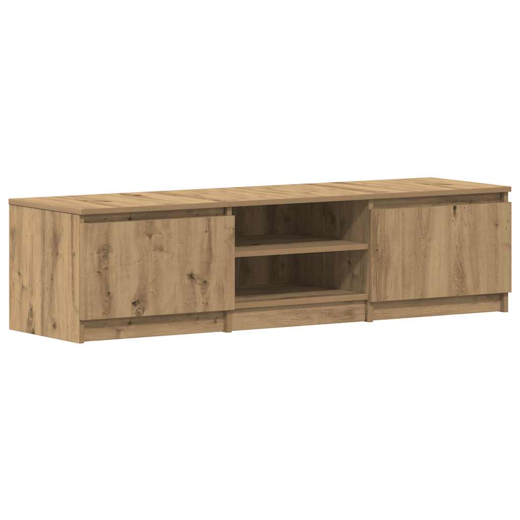 vidaXL Szafka RTV Artisan Oak 140x40x36 cm Drewno klejone