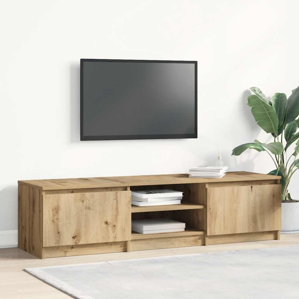vidaXL Szafka RTV Artisan Oak 140x40x36 cm Drewno klejone