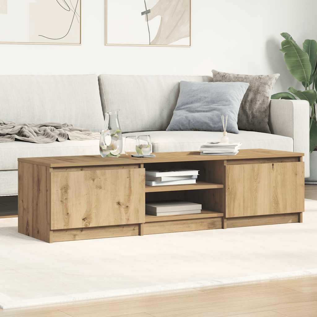 vidaXL Szafka RTV Artisan Oak 140x40x36 cm Drewno klejone