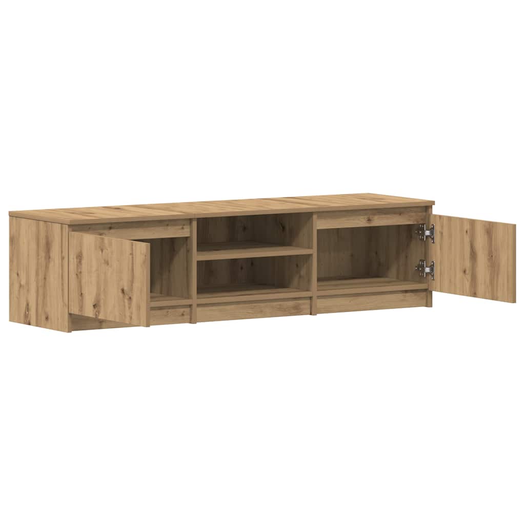 vidaXL Szafka RTV Artisan Oak 140x40x36 cm Drewno klejone