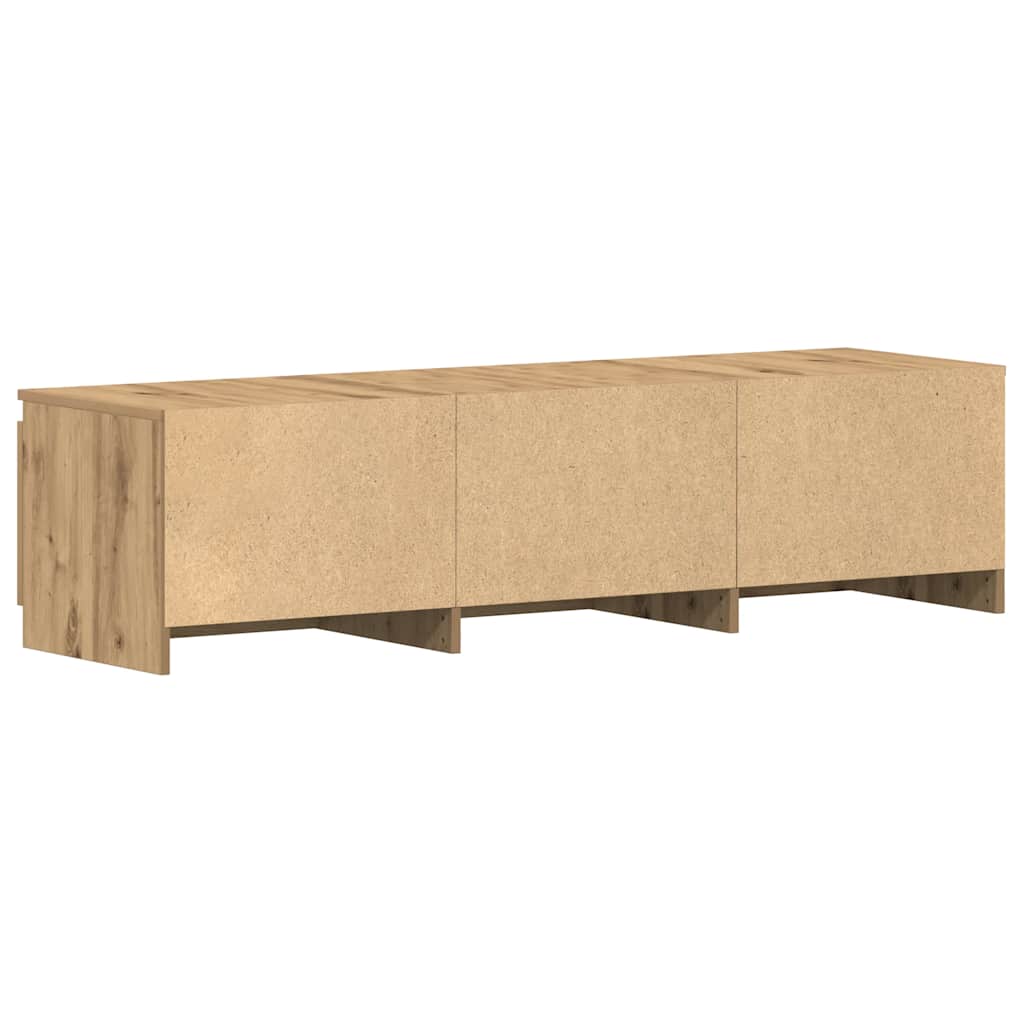 vidaXL Szafka RTV Artisan Oak 140x40x36 cm Drewno klejone