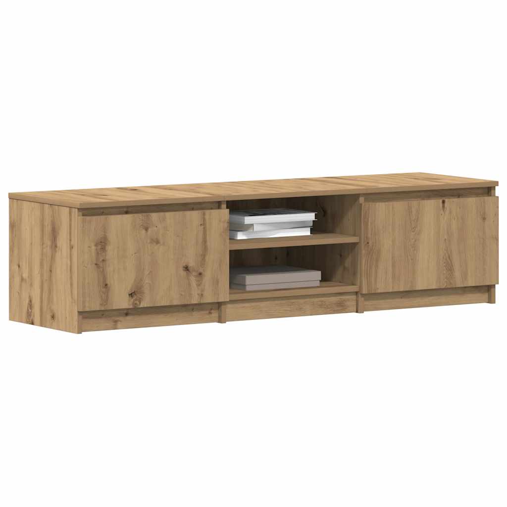 vidaXL Szafka RTV Artisan Oak 140x40x36 cm Drewno klejone