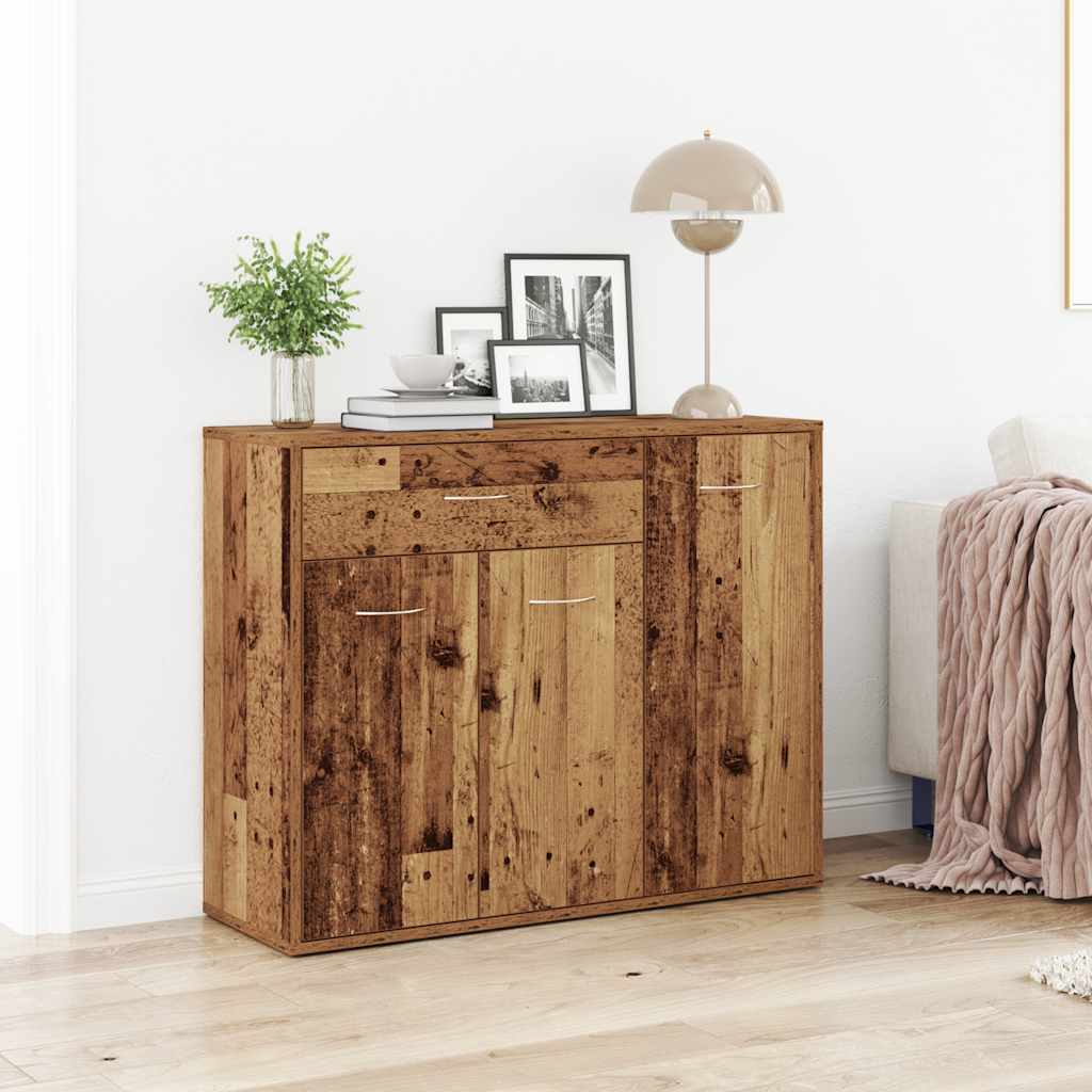 vidaXL Komoda Stare drewno 88x30x70 cm Drewno klejone