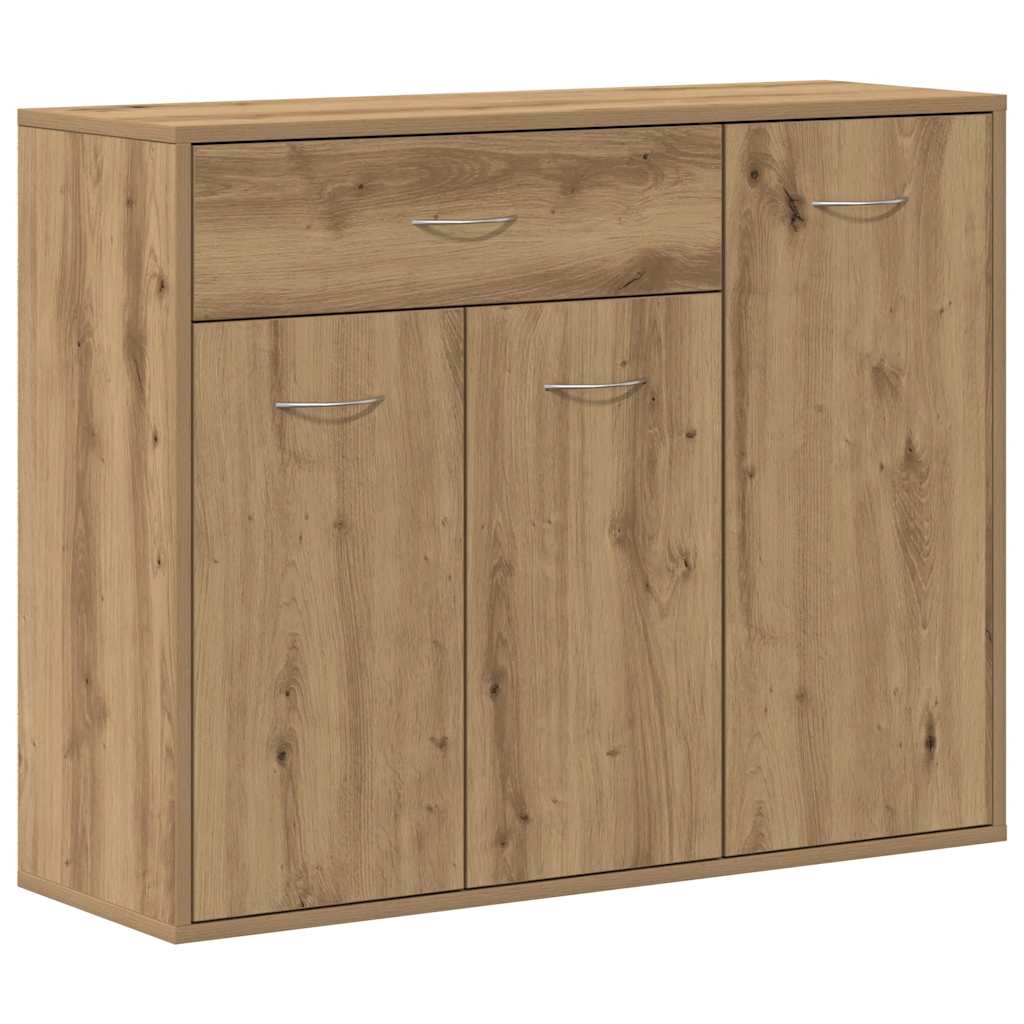 vidaXL Komoda Artisan Dąb 88x30x70 cm Drewno klejone