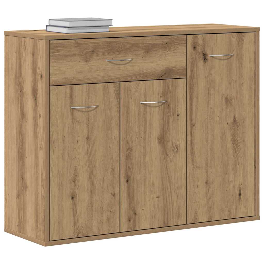 vidaXL Komoda Artisan Dąb 88x30x70 cm Drewno klejone