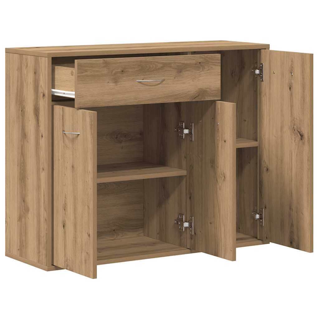 vidaXL Komoda Artisan Dąb 88x30x70 cm Drewno klejone