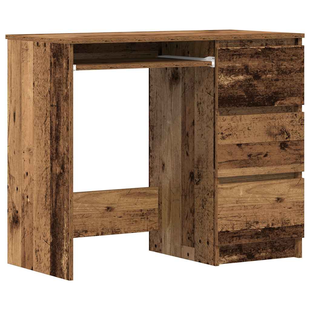 vidaXL Biurko Stare drewno 90x45x76 cm Drewno klejone